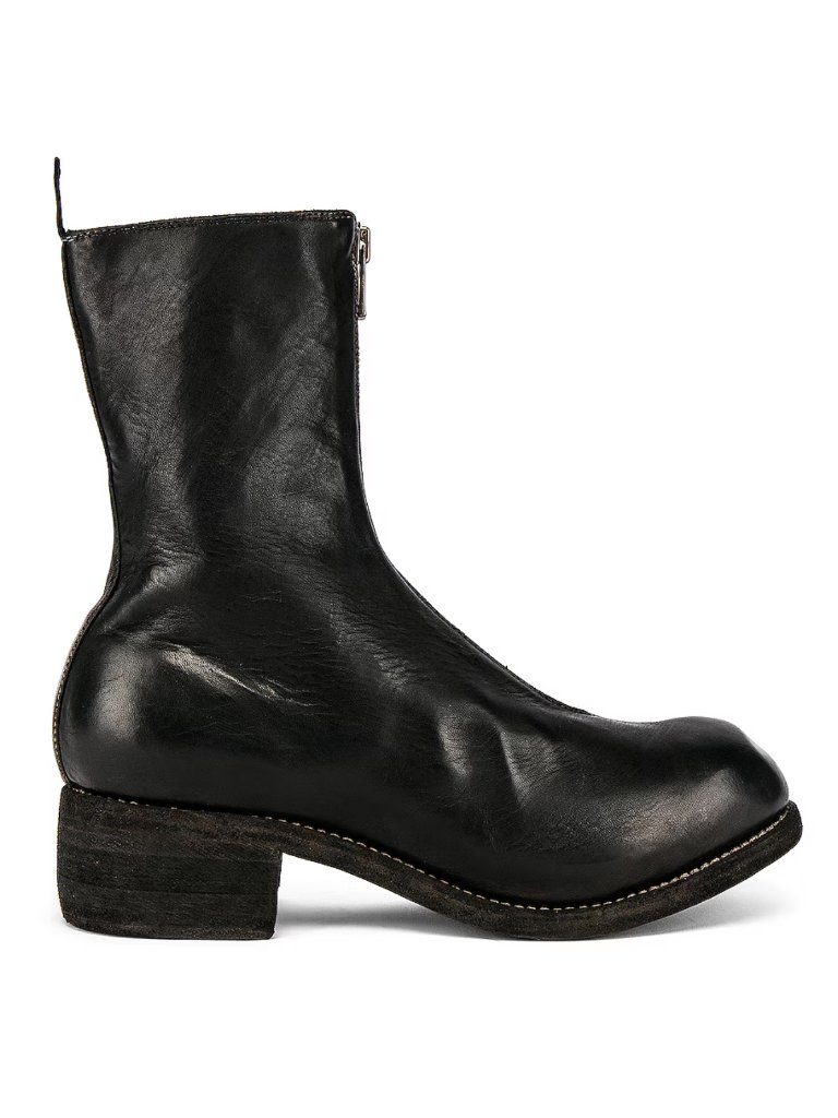 Guidi Pl2 Zip Boot Black Leather Women's 36 6